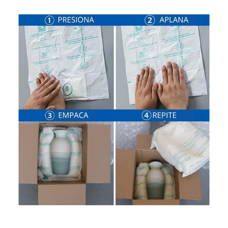 Instrucciones de uso Mini Foam - Presiona y se expande